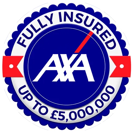 AXA Insurance - Fully Insured up to £5,000,000